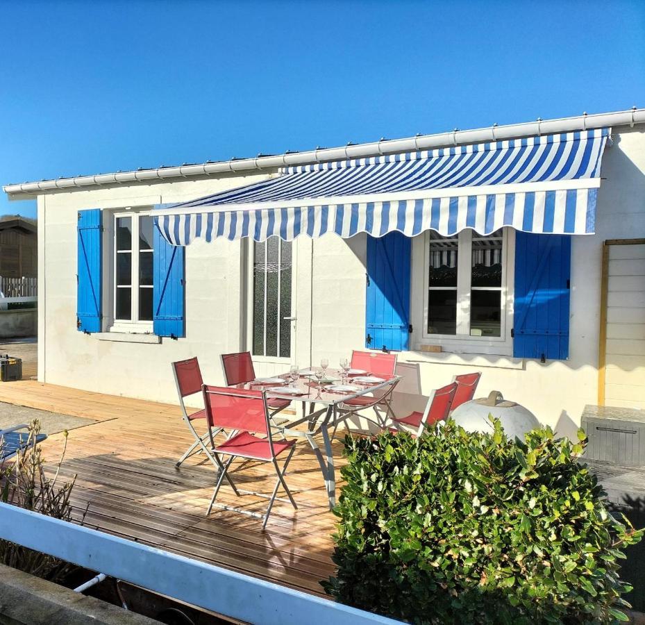 Les Heures Tranquilles - Vue Mer - 50M De La Plage Saint-Come-de-Fresne Exterior foto