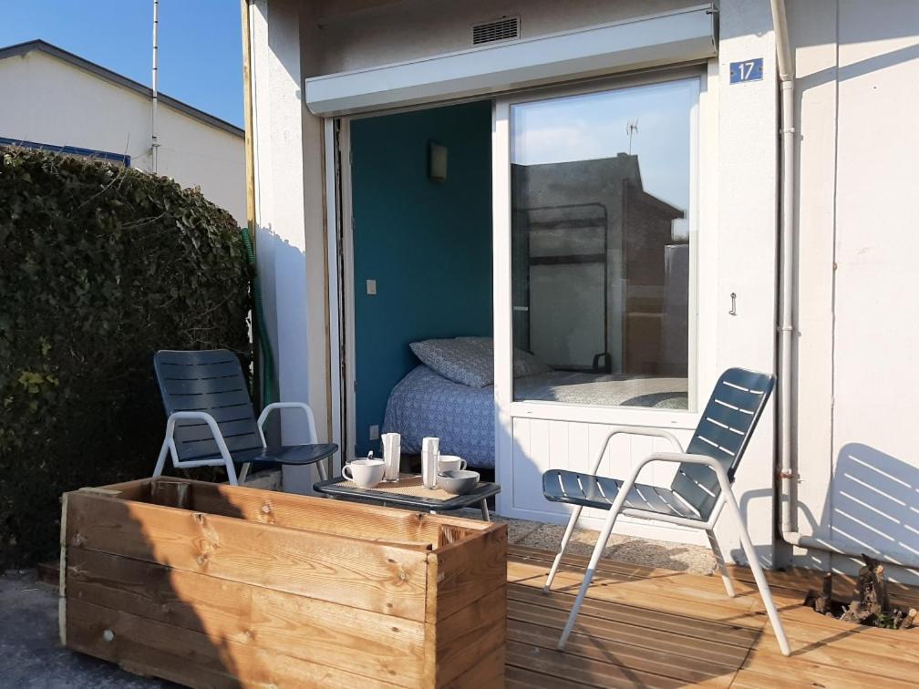 Les Heures Tranquilles - Vue Mer - 50M De La Plage Saint-Come-de-Fresne Exterior foto