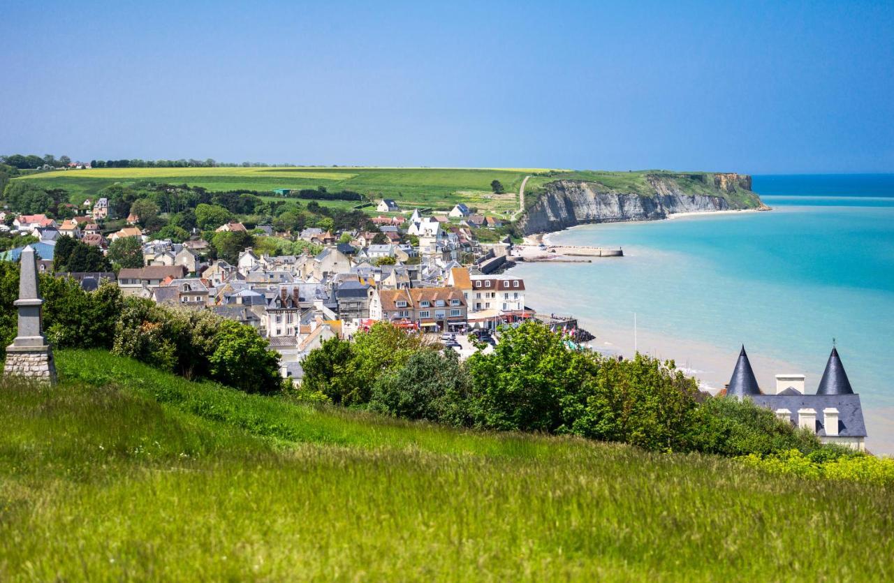 Les Heures Tranquilles - Vue Mer - 50M De La Plage Saint-Come-de-Fresne Exterior foto